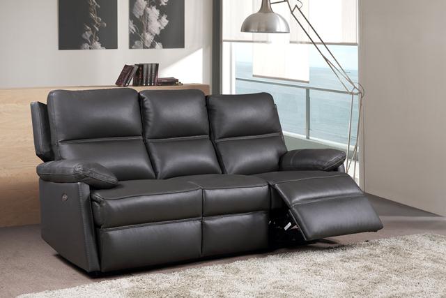 Bailey Leather 3 Seater Sofa